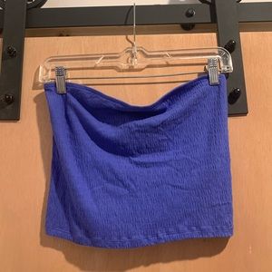 Blue tube top